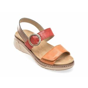 Sandale casual SUAVE multicolor, 18004, din piele naturala imagine