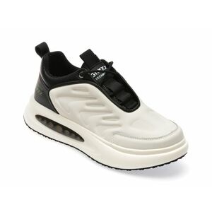 Pantofi casual GRYXX alb-negru, K908, din piele ecologica imagine