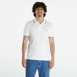 FRED PERRY Twin Tipped Shirt Snow White/ Warm grey/ Ocean imagine
