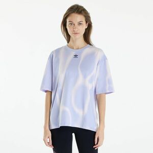 adidas Dye Allover Print T-Shirt Violet Tone imagine