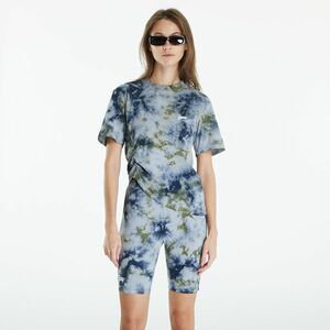 Patta Femme Tie Dye Cropped Ruched T-Shirt Quarry imagine