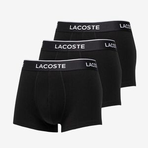 LACOSTE 3-Pack Casual Cotton Stretch Boxers Black imagine