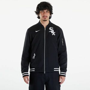 Nike Men's AC Bomber Jacket Chicago White Sox Black/ Black/ White imagine