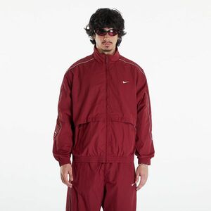 Nike Sportswear Solo Swoosh Men's Woven Track Jacket Team Red/ White imagine