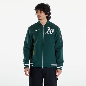 Nike Men's AC Bomber Jacket Oakland Athletics Pro Green/ Pro Green/ White imagine