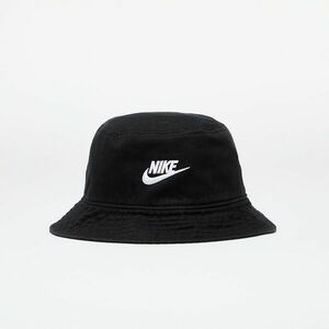 Nike Apex Futura Washed Bucket Hat Black/ White imagine