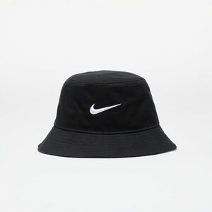 Nike Apex Swoosh Bucket Hat Black/ White imagine