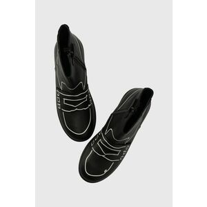 Camper cizme de piele K900330 TWS Kids culoarea negru imagine