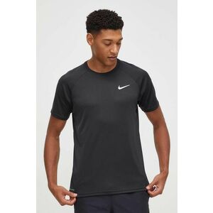 Nike tricou de antrenament culoarea negru, neted imagine