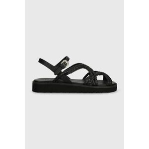 See by Chloé sandale Sansa femei, culoarea negru, cu platforma, SB42051B imagine