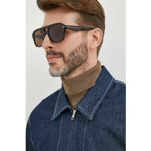 Gucci ochelari de soare barbati, culoarea maro imagine