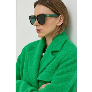 Gucci ochelari de soare femei, culoarea verde imagine