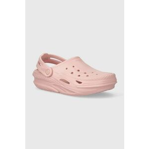 Crocs papuci Off Grid Clog femei, culoarea roz, 209501 imagine