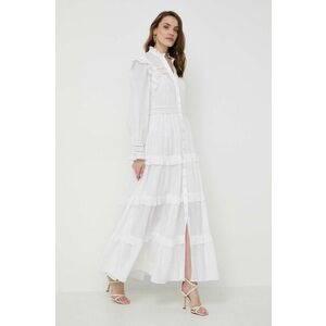 Ivy Oak rochie culoarea alb, maxi, evazați, IO117619 imagine