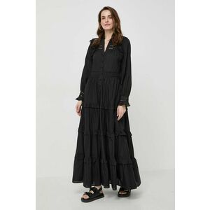 Ivy Oak rochie culoarea negru, maxi, evazați, IO117619 imagine