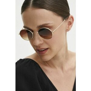 Answear Lab ochelari de soare femei, culoarea auriu imagine