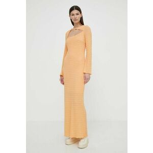 Résumé rochie AriaRS Dress culoarea portocaliu, maxi, mulata, 20481120 imagine