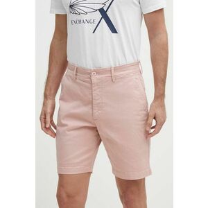 Pepe Jeans pantaloni scurti barbati, culoarea roz imagine