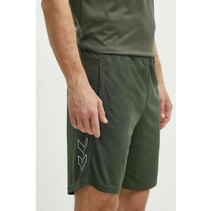 Hummel pantaloni scurți de antrenament Flex Mesh culoarea verde imagine