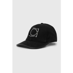 Coach șapcă de baseball din bumbac culoarea negru, cu imprimeu imagine