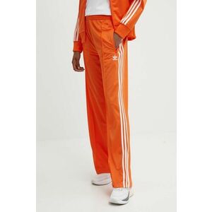 adidas Originals pantaloni de trening culoarea portocaliu, cu imprimeu, IP0640 imagine