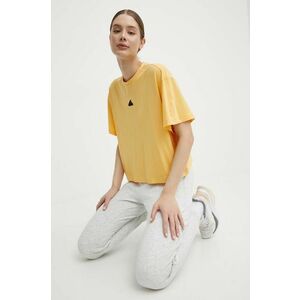 adidas tricou femei, culoarea galben, IS0664 imagine