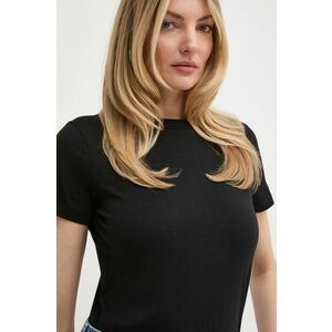 Silvian Heach tricou din bumbac femei, culoarea negru imagine