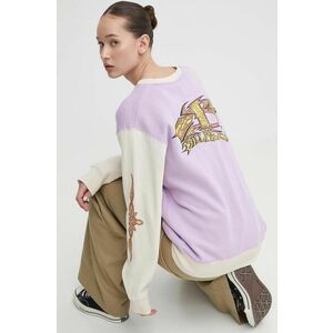 Billabong bluza Since 73 femei, culoarea violet, cu imprimeu, UBJFT00227 imagine