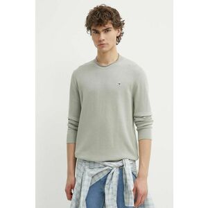 Tommy Jeans pulover de bumbac culoarea gri DM0DM18895 imagine