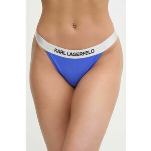 Karl Lagerfeld chiloti de baie culoarea albastru marin imagine