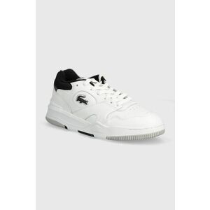 Lacoste sneakers din piele Lineshot Contrasted Collar Leather culoarea alb, 47SMA0061 imagine