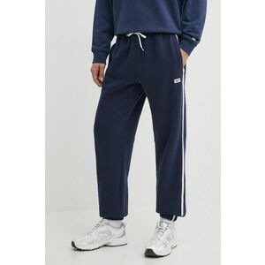 Reebok pantaloni de trening Court Sport culoarea albastru marin, neted, 100075479 imagine