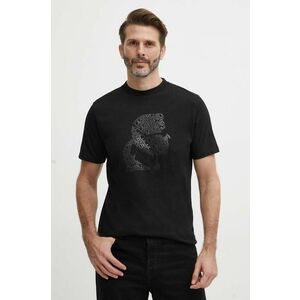 Karl Lagerfeld tricou din bumbac bărbați, culoarea negru, cu imprimeu, 542224.755082 imagine