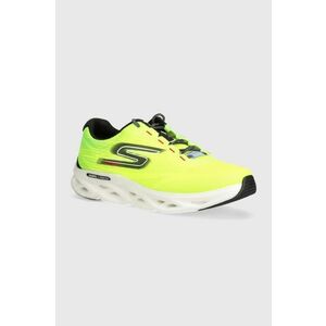 Skechers pantofi de alergat GO RUN Swirl Tech Speed culoarea verde imagine