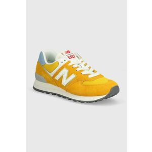 New Balance sneakers 574 culoarea galben, WL574YJ2 imagine
