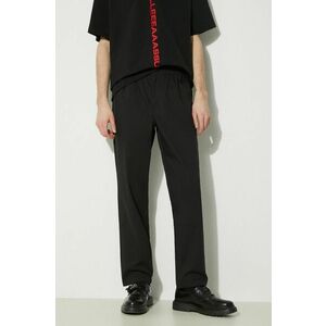 New Balance pantaloni Twill Straight Pant 30" barbati, culoarea negru, drept, MP41575BK imagine