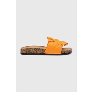 Answear Lab papuci femei, culoarea portocaliu imagine