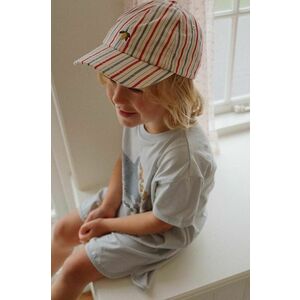 Konges Sløjd șapcă din bumbac pentru copii culoarea rosu, modelator imagine