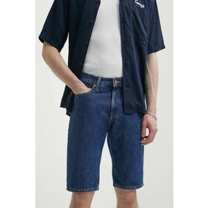 Tommy Jeans pantaloni scurti jeans barbati, culoarea albastru marin, DM0DM18802 imagine