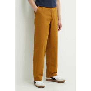 Vans pantaloni de bumbac culoarea maro, cu fason chinos, VN0000051M71 imagine