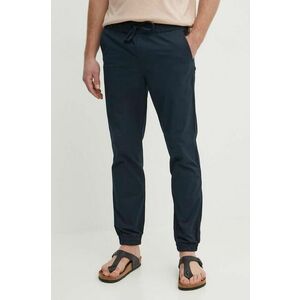 Pepe Jeans pantaloni PULL ON CUFFED SMART PANTS barbati, culoarea albastru marin, mulata, PM211687 imagine
