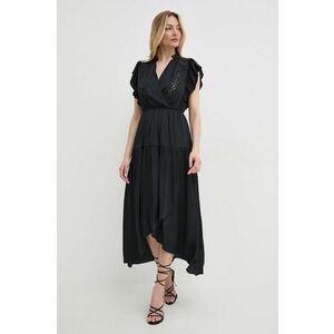 Morgan rochie RIMAGE culoarea negru, mini, evazati, RIMAGE imagine