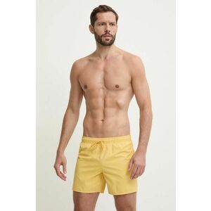 Lacoste pantaloni scurti de baie culoarea galben imagine