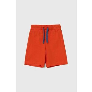 United Colors of Benetton pantaloni scurți din bumbac pentru copii culoarea rosu, talie reglabila imagine