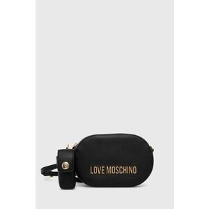 Love Moschino poseta de piele culoarea negru, JC4330PP0GK1000A imagine