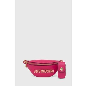 Love Moschino borseta de piele culoarea roz, JC4329PP0GK1060A imagine