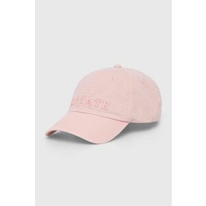 Rotate șapcă de baseball din bumbac culoarea roz, cu imprimeu imagine