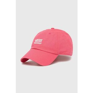 Vans șapcă de baseball din bumbac culoarea roz, cu imprimeu imagine