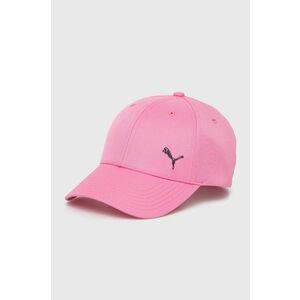 Puma șapcă de baseball pentru copii PUMA Metal Cat Cap Jr culoarea roz, neted imagine