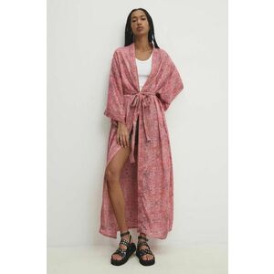 Answear Lab kimono culoarea roz, modelator imagine